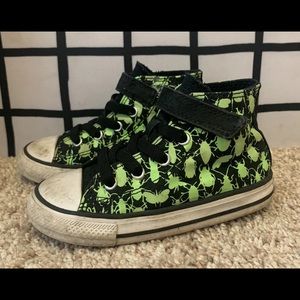 Converse Chuck Taylor Toddler Shoes Size 8 GLOW IN DARK